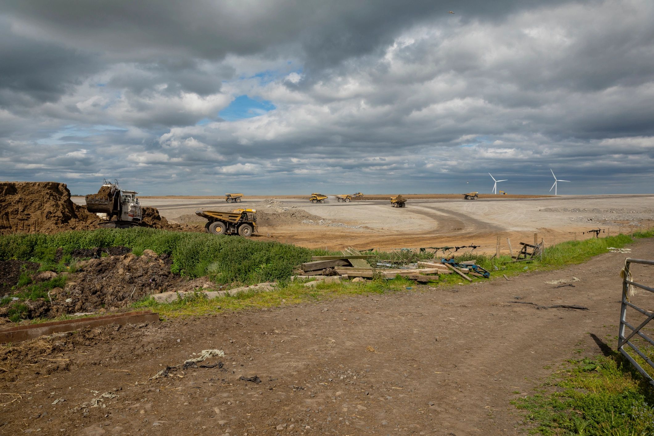 Open cast mine representing captive insurance for complex industries