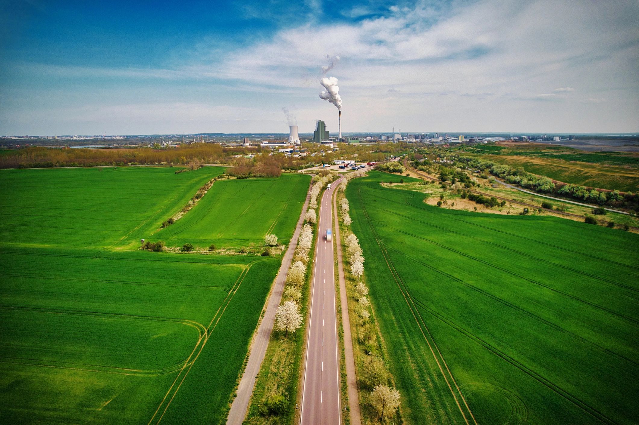Industrial transport and energy infrastructure representing complex operational exposures